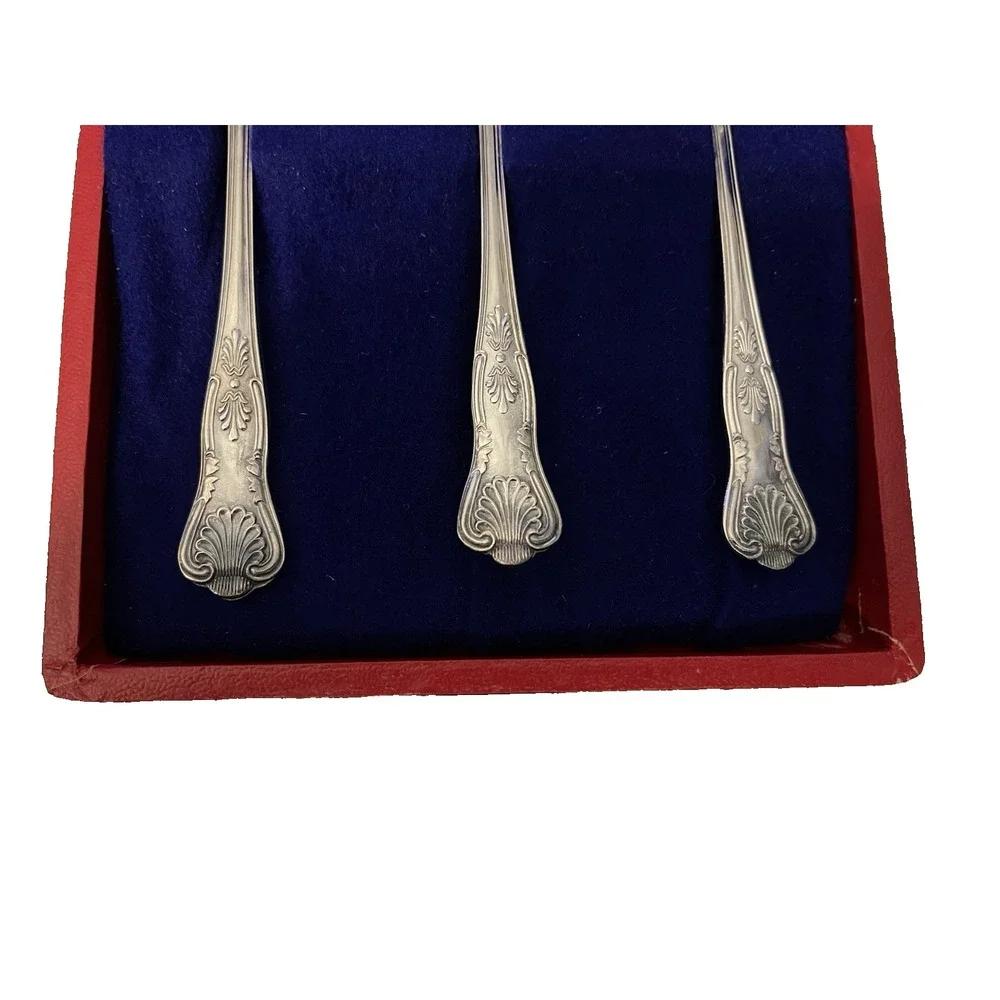 Leonard Silver Plated 3-Piece Serving Set In Red‎ Display Box